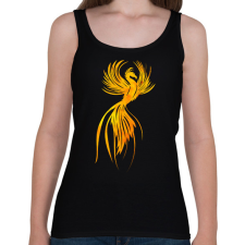 PRINTFASHION Főnix  - Női atléta - Fekete női trikó