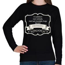 PRINTFASHION Főnyeremény - Női pulóver - Fekete női pulóver, kardigán