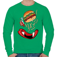 PRINTFASHION Foodporn - Férfi pulóver - Zöld férfi pulóver, kardigán