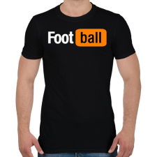PRINTFASHION football - Férfi póló - Fekete férfi póló