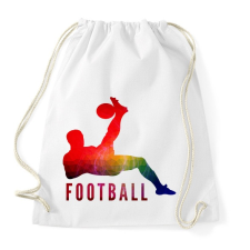 PRINTFASHION FOOTBALL - Sportzsák, Tornazsák - Fehér tornazsák