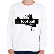 PRINTFASHION footballtime - Gyerek pulóver - Fehér gyerek pulóver, kardigán