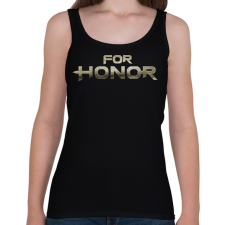 PRINTFASHION For Honor - Női atléta - Fekete női trikó