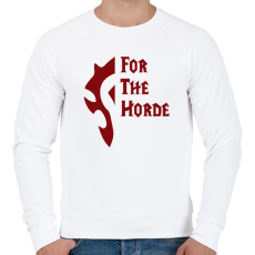 PRINTFASHION For the Horde - Férfi pulóver - Fehér
