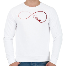 PRINTFASHION Forever1 - Férfi pulóver - Fehér