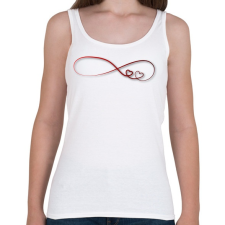 PRINTFASHION Forever2 - Női atléta - Fehér női trikó