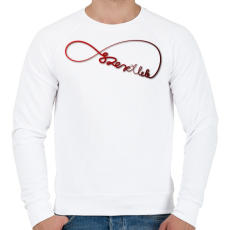 PRINTFASHION Forever3 - Férfi pulóver - Fehér