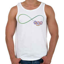 PRINTFASHION Forever6 - Férfi atléta - Fehér atléta, trikó