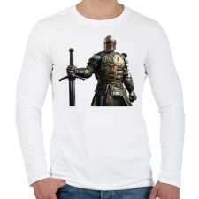 PRINTFASHION ForHonor - Férfi hosszú ujjú póló - Fehér férfi póló