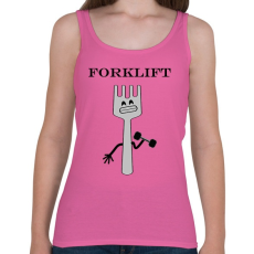 PRINTFASHION Forklift - Női atléta - Rózsaszín