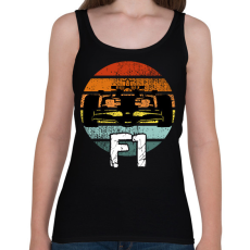 PRINTFASHION Forma1 - Női atléta - Fekete