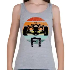 PRINTFASHION Forma1 - Női atléta - Sport szürke női trikó