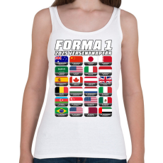 PRINTFASHION Forma 1 2025 versenyek - Női atléta - Fehér