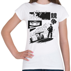 PRINTFASHION Forma 1 anime - Női póló - Fehér