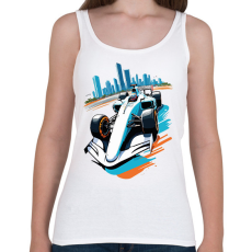 PRINTFASHION Forma 1 - Női atléta - Fehér