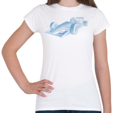 PRINTFASHION Forma 1 - Női póló - Fehér női póló