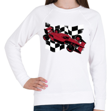 PRINTFASHION Forma 1 - Női pulóver - Fehér