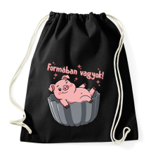 PRINTFASHION Formában vagyok - Sportzsák, Tornazsák - Fekete tornazsák