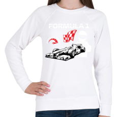 PRINTFASHION Formula 1 - Női pulóver - Fehér