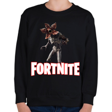 PRINTFASHION Fornite Demogorgon - Gyerek pulóver - Fekete gyerek pulóver, kardigán