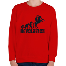 PRINTFASHION Forradalom - Gyerek pulóver - Piros gyerek pulóver, kardigán