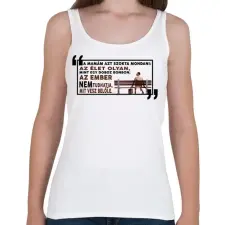 PRINTFASHION Forrest Gump bonbon - Női atléta - Fehér női trikó