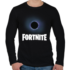 PRINTFASHION Fortnire Black Hole - Férfi hosszú ujjú póló - Fekete férfi póló