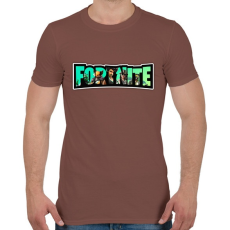 PRINTFASHION Fortnite11 - Férfi póló - Mogyoróbarna