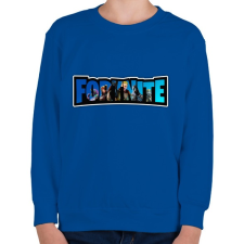 PRINTFASHION Fortnite4 - Gyerek pulóver - Királykék gyerek pulóver, kardigán