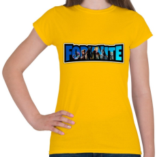 PRINTFASHION Fortnite4 - Női póló - Sárga