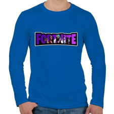 PRINTFASHION Fortnite7 - Férfi hosszú ujjú póló - Királykék férfi póló