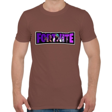 PRINTFASHION Fortnite7 - Férfi póló - Mogyoróbarna férfi póló