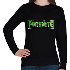 PRINTFASHION Fortnite9 - Női pulóver - Fekete