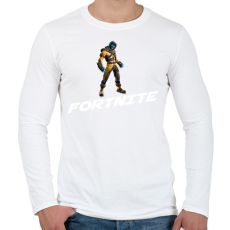 PRINTFASHION Fortnite 01 - Férfi hosszú ujjú póló - Fehér