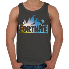 PRINTFASHION Fortnite #2 - Férfi atléta - Sötétszürke atléta, trikó