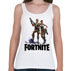PRINTFASHION Fortnite #3 /Black/ - Női atléta - Fehér