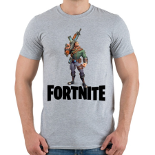 PRINTFASHION Fortnite #8 /black/ - Férfi póló - Sport szürke férfi póló