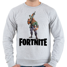 PRINTFASHION Fortnite #8 /black/ - Férfi pulóver - Sport szürke férfi pulóver, kardigán