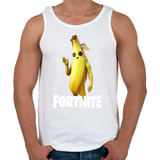 PRINTFASHION fortnite banana - Férfi atléta - Fehér