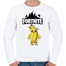 PRINTFASHION Fortnite Banana  - Férfi pulóver - Fehér férfi pulóver, kardigán