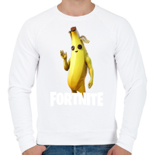 PRINTFASHION fortnite banana - Férfi pulóver - Fehér férfi pulóver, kardigán