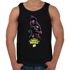 PRINTFASHION Fortnite battle royale art  - Férfi atléta - Fekete