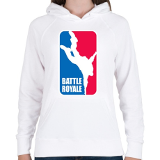 PRINTFASHION Fortnite Battle Royale - Női kapucnis pulóver - Fehér