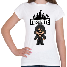 PRINTFASHION Fortnite Blackheart skin - Női póló - Fehér női póló