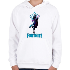 PRINTFASHION Fortnite: Catalyst - Gyerek kapucnis pulóver - Fehér