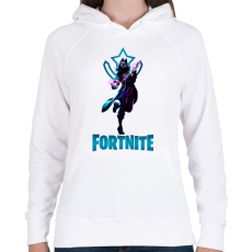 PRINTFASHION Fortnite: Catalyst - Női kapucnis pulóver - Fehér
