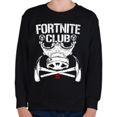 PRINTFASHION Fortnite Club - Gyerek pulóver - Fekete