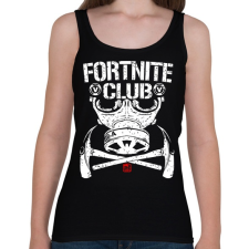 PRINTFASHION Fortnite Club - Női atléta - Fekete női trikó