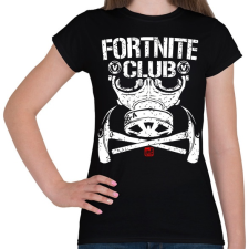 PRINTFASHION Fortnite Club - Női póló - Fekete női póló