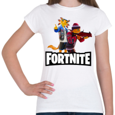 PRINTFASHION Fortnite courtside axo - Női póló - Fehér női póló